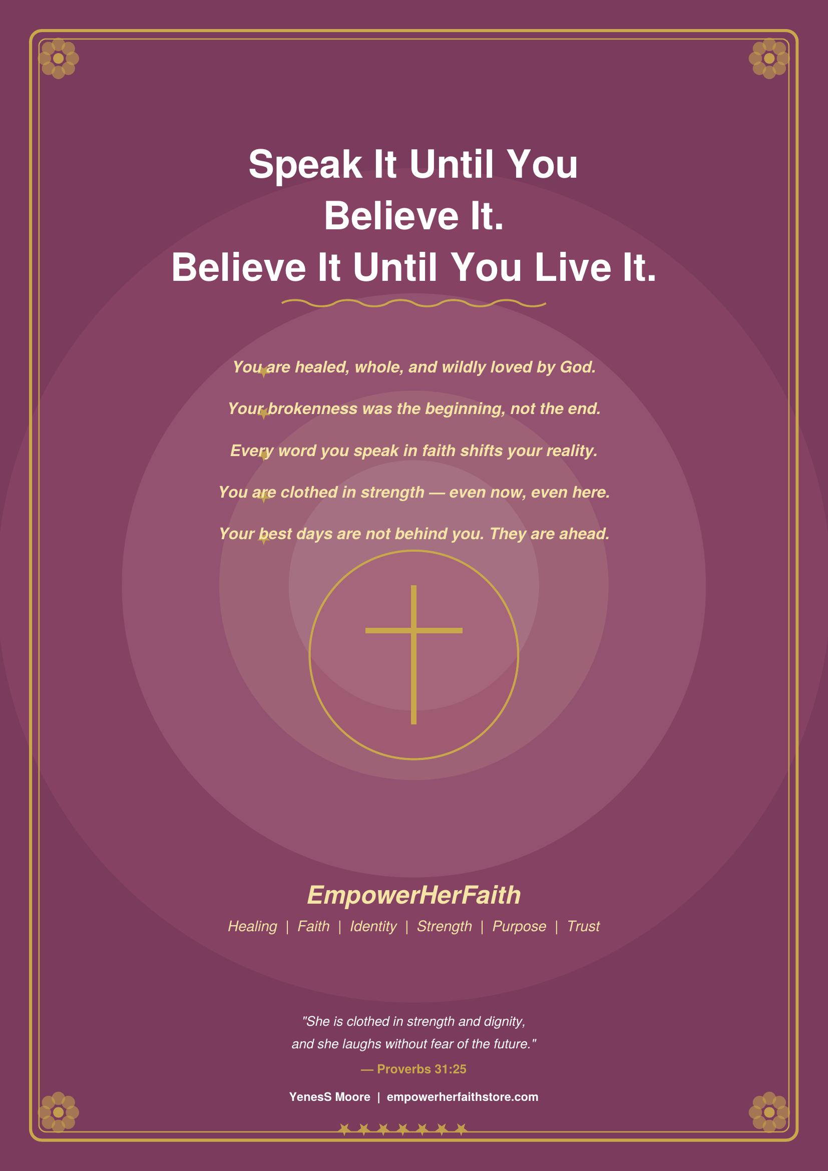 EmpowerHer Faith Digital Affirmation Cards