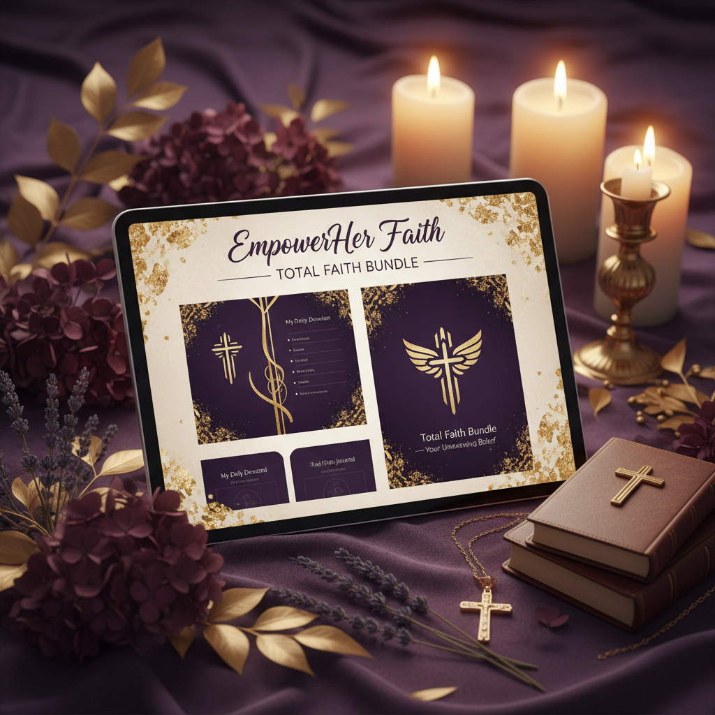 EmpowerHer Faith — Total Faith Bundle Mockup